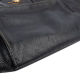 Prada Black Calfskin Vitello Handbag