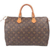 Louis Vuitton Canvas Monogram Speedy 35 Handbag