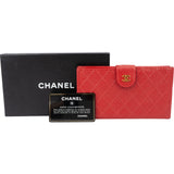 Chanel Quilted Caviar Leather CC Wallet