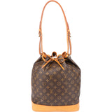 Louis Vuitton Canvas Monogram Sac Noe Grande Shoulder Bag