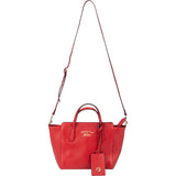 Gucci Red Leather Swing Handbag