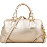 Miu Miu Golden Soft Leather City Handbag