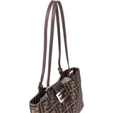 Fendi FF Monogram Baguette Shoulder Bag