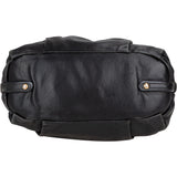 Prada Black Leather Bucket Handbag