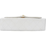 Chanel Quilted Lambskin Bicolor Double Flap Crossbody Bag