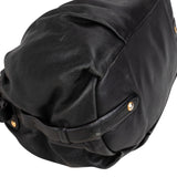 Prada Black Leather Bucket Handbag