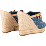 Louis Vuitton Denim Monogram Espadrilles Shoes (36)