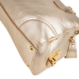 Miu Miu Golden Soft Leather City Handbag