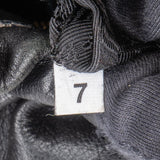 Prada Black Leather Bucket Handbag