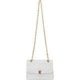 Chanel Quilted Lambskin Bicolor Double Flap Crossbody Bag