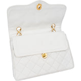 Chanel Quilted Lambskin Bicolor Double Flap Crossbody Bag