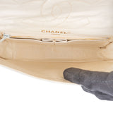 Chanel Quilted Lambskin Bicolor Double Flap Crossbody Bag
