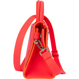 Christian Dior Neon Pink Grained Calfskin Mini Diorever Crossbody Handbag