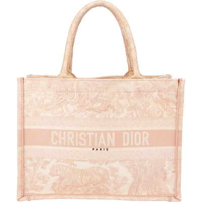 Christian Dior Rose Dioriviera Medium Book Tote Handbag