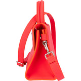 Christian Dior Neon Pink Grained Calfskin Mini Diorever Crossbody Handbag