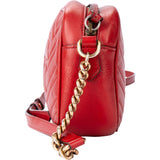 Gucci Rosso Leather Marmont Crossbody Bag