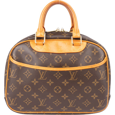 Louis Vuitton Canvas Monogram Trouville Handbag - vintageandkickz