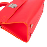 Christian Dior Neon Pink Grained Calfskin Mini Diorever Crossbody Handbag