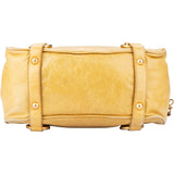 Miu Miu Yellow Leather City Handbag