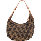 Fendi FF Monogram Zucca Shoulder Bag