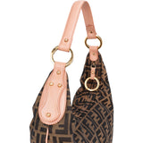 Fendi FF Monogram Zucca Shoulder Bag