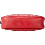 Gucci Rosso Leather Marmont Crossbody Bag