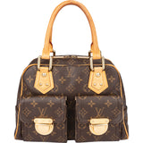 Louis Vuitton Canvas Monogram Manhattan PM Handbag