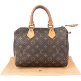 Louis Vuitton Canvas Monogram Speedy 25 Handbag