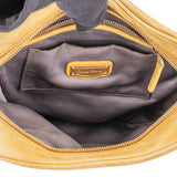 Miu Miu Yellow Leather City Handbag