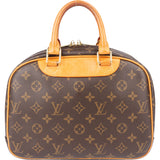 Louis Vuitton Canvas Monogram Trouville Handbag
