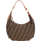 Fendi FF Monogram Zucca Shoulder Bag