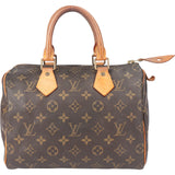 Louis Vuitton Canvas Monogram Speedy 25 Handbag