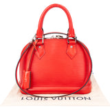 Louis Vuitton Rouge Epi Leather Alma BB Handbag