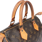 Louis Vuitton Canvas Monogram Speedy 25 Handbag