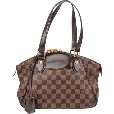 Louis Vuitton Damier Ebene Monogram Verona PM Handbag