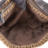 Fendi FF Monogram Baguette Buckle Shoulder Bag