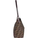 Fendi FF Monogram Baguette Buckle Shoulder Bag