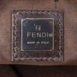 Fendi FF Monogram Baguette Buckle Shoulder Bag