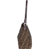 Fendi FF Monogram Baguette Buckle Shoulder Bag