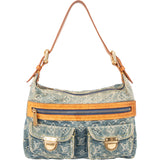 Louis Vuitton Denim Monogram Baggy PM Shoulder Bag