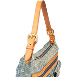 Louis Vuitton Denim Monogram Baggy PM Shoulder Bag