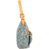 Louis Vuitton Denim Monogram Baggy PM Shoulder Bag