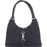 Gucci GG Monogram Black Jackie Handbag