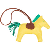 Hermès Tricolor Leather Rodeo Pendant