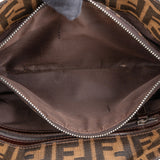 Fendi FF Monogram Baguette Buckle Shoulder Bag