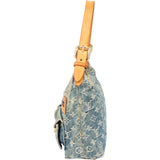 Louis Vuitton Denim Monogram Baggy PM Shoulder Bag