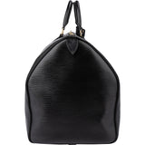 Louis Vuitton Noir Epi Leather Keepall 55