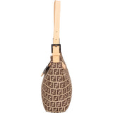 Fendi FF Monogram Baguette Buckle Shoulder Bag