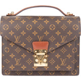 Louis Vuitton Canvas Monogram Monceau Handbag