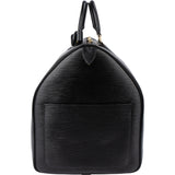 Louis Vuitton Noir Epi Leather Keepall 55